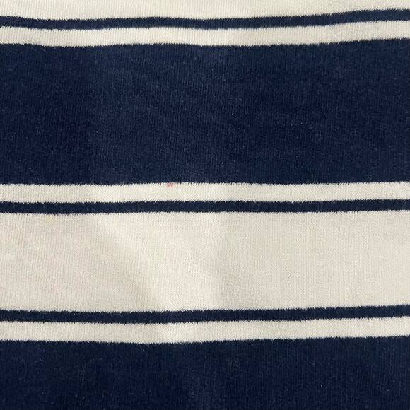 J Crew Women's Sleeveless Cotton Sundress Navy and White Stripes Size Small - Picture 8 of 9